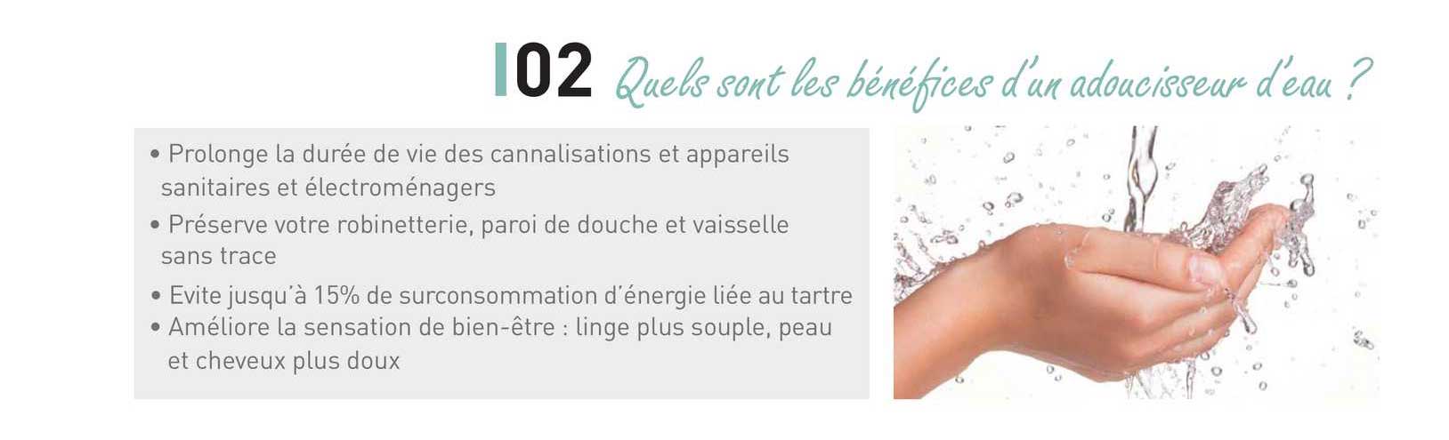 quels sont les bénéfices  d'un adoucisseur d'eau ?