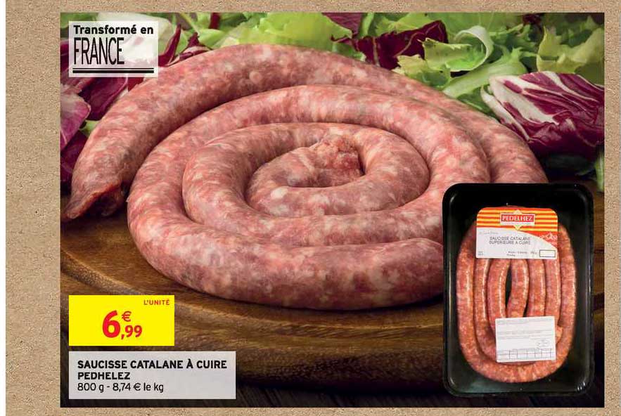 Saucisse Catalane à Cuire Pedhelez