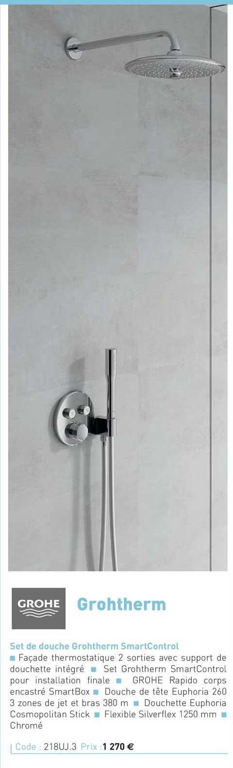set de douche grohtherm smartcontrol grohe
