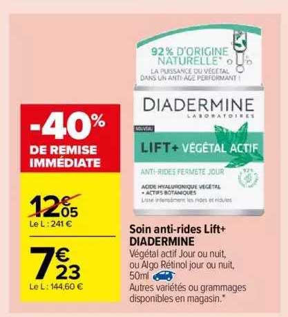 soin anti-rides lift+ diadermine