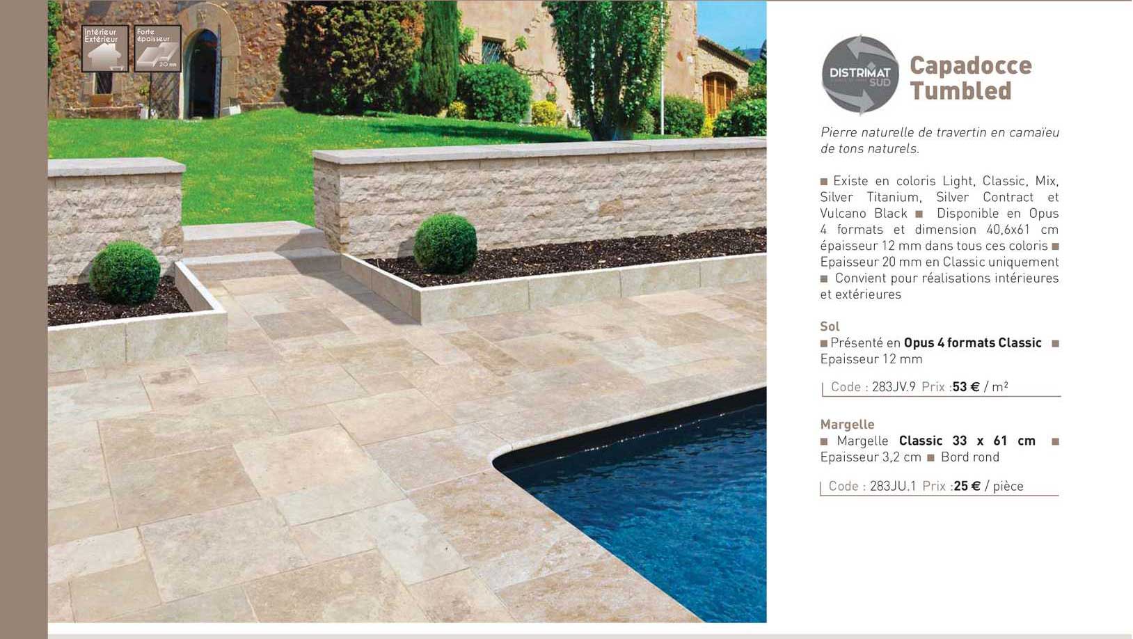 sol, margell, capadocce tumbled distrimat sud