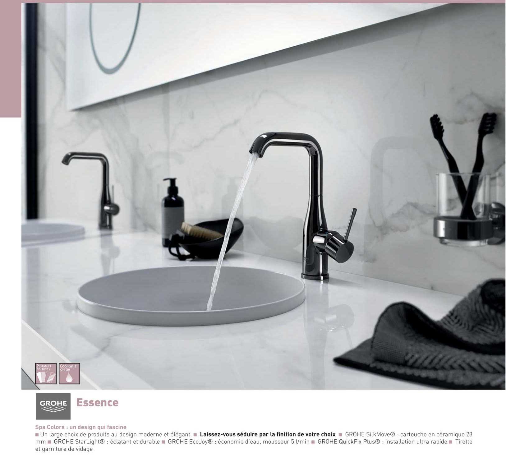 spa colors : un deisgn qui fascine essence grohe