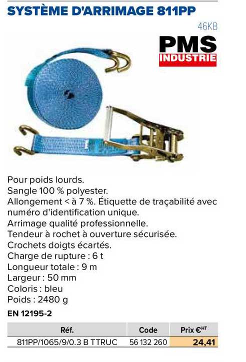 système d'arrimage 811pp