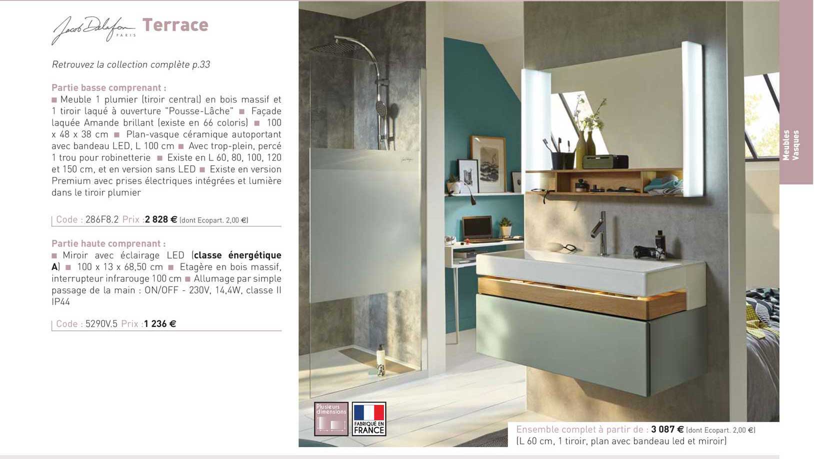 terrace jacob delafon