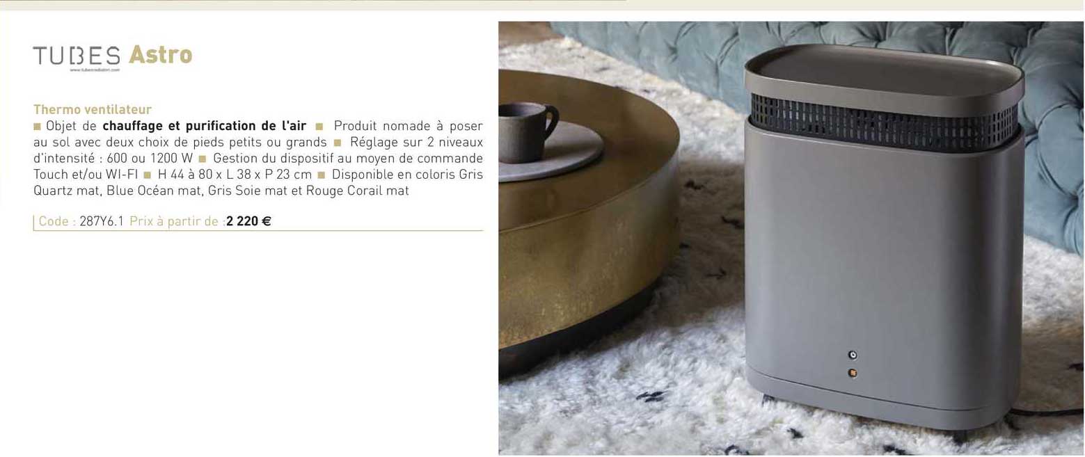thermo ventilateur astro tubes