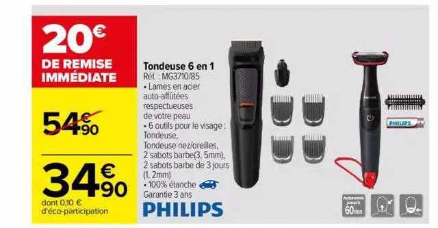 Tondeuse 6 En 1 Philips