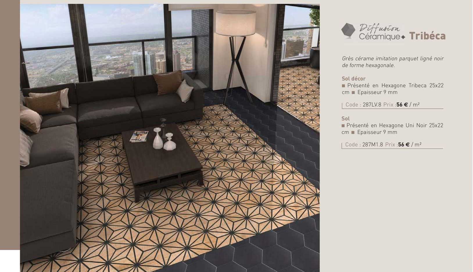 tribéca diffusion céramique