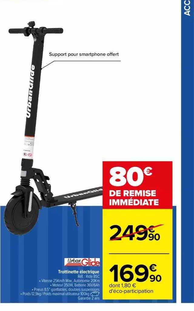 trottinette électrique urban glide