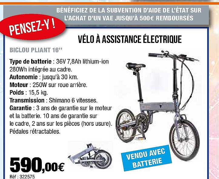 vélo à assistance électrique