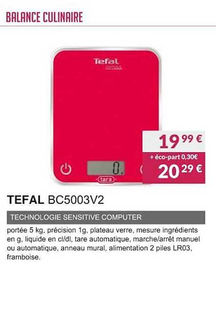 balance culinaire bc5003v2 tefal