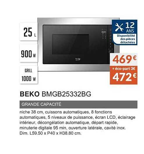 Beko Bmgb25332bg