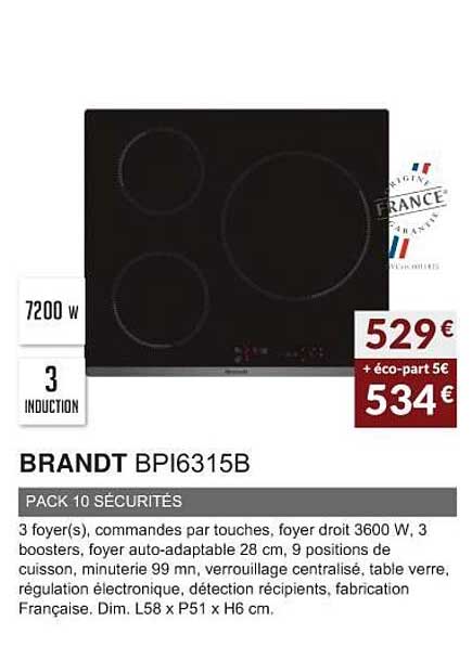 Brandt Bpi6315b