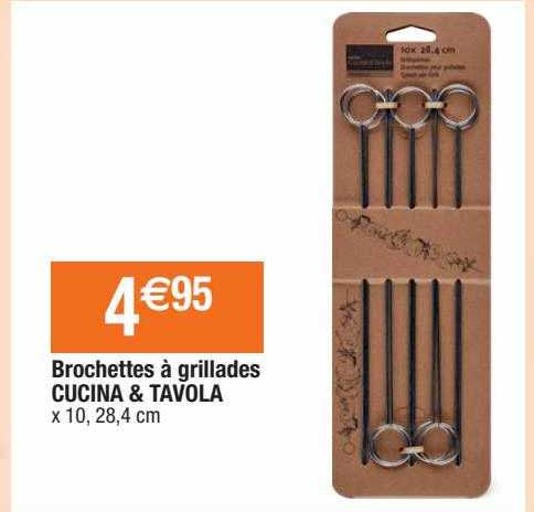 Brochettes à Grillades Cucina & Tavola