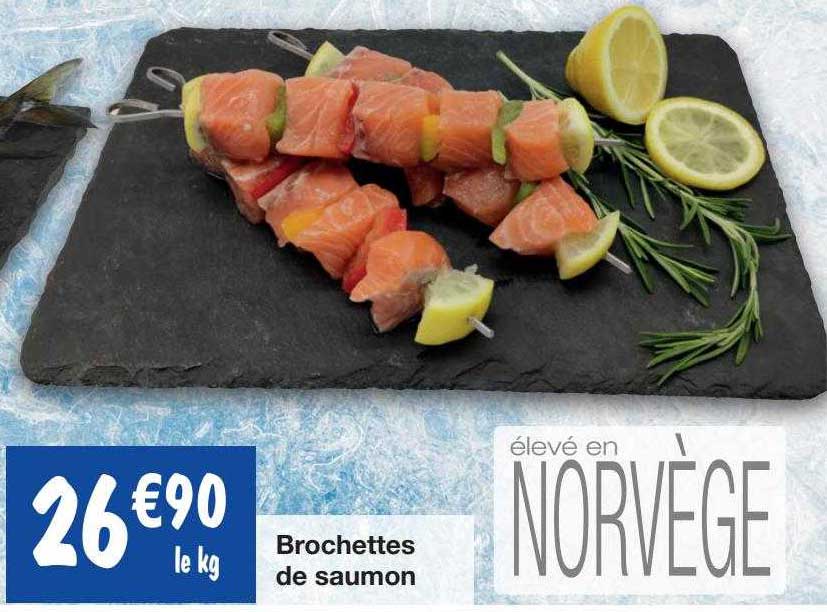 Brochettes De Saumon