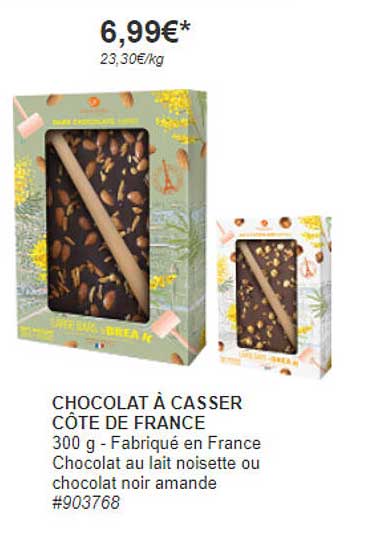 chocolat à casser côte de france