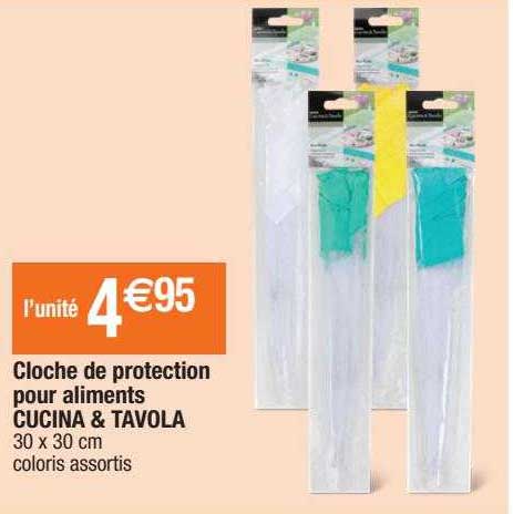 cloche de protection pour aliments cucina & tavola