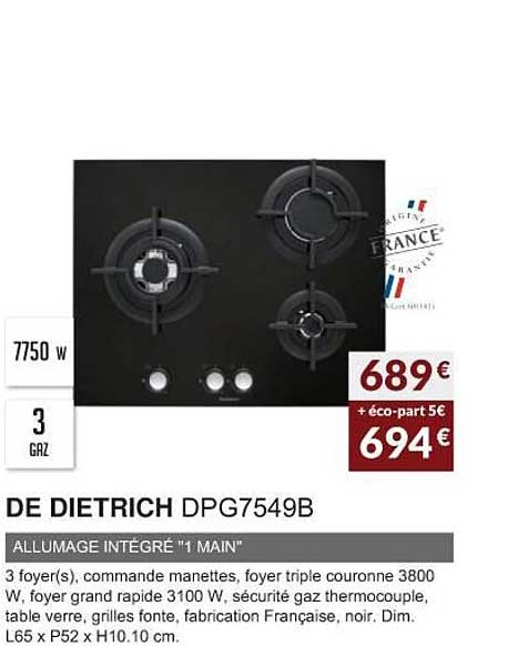 De Dietrich Dpg7549b