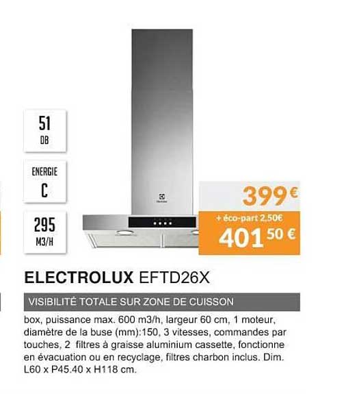 electrolux eftd26x