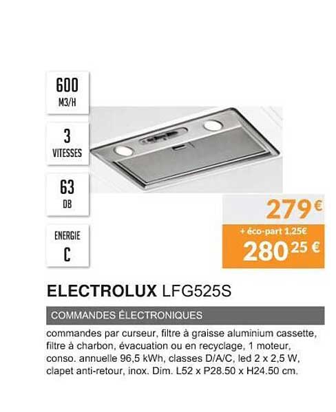 electrolux lfg525s