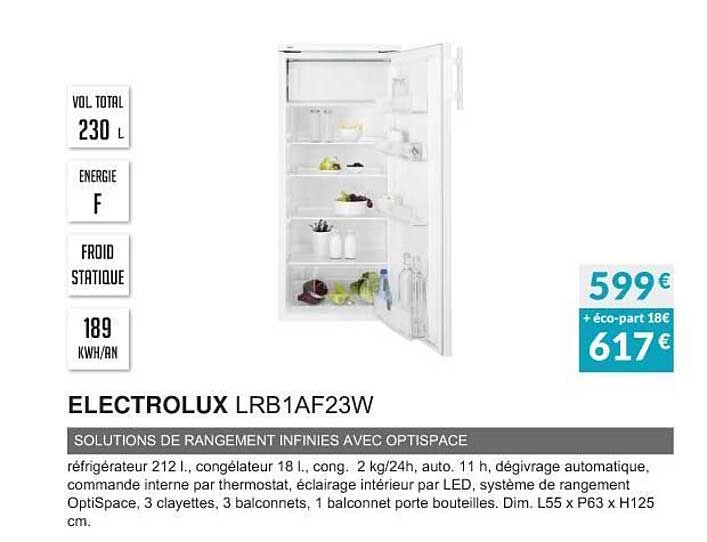 Electrolux Lrb1af23w