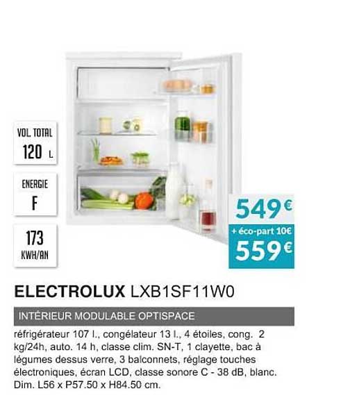 Electrolux Lxb1sf11w0