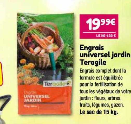 engrais universel jardin teragile
