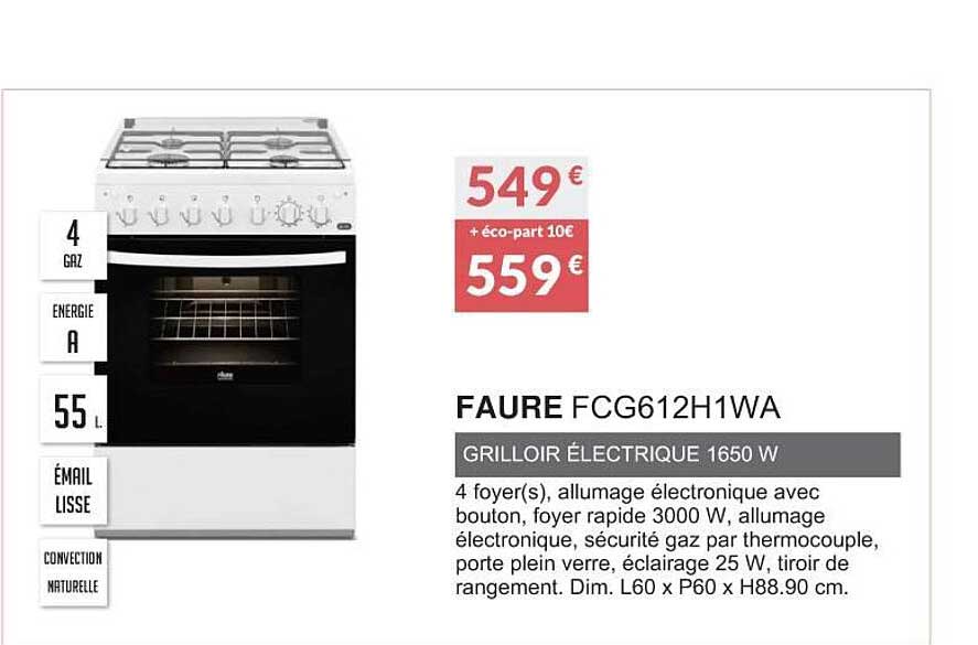 Faure Fcg612h1wa