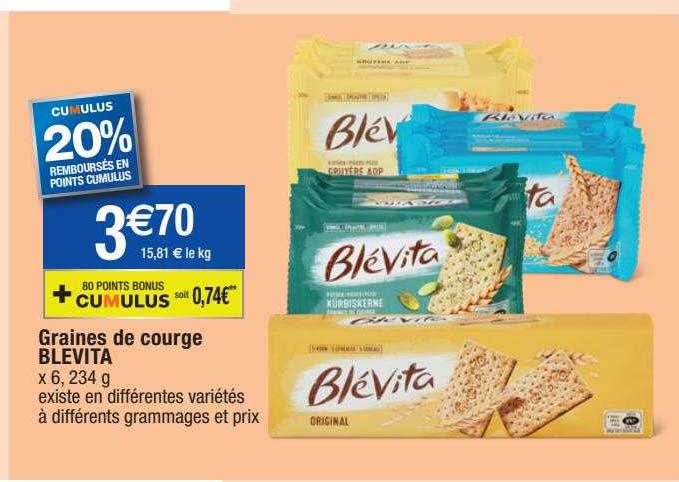 graines de courge blévita