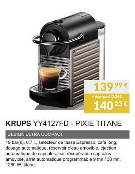 krups yy4127fd - pixie titane