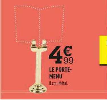 le porte-menu