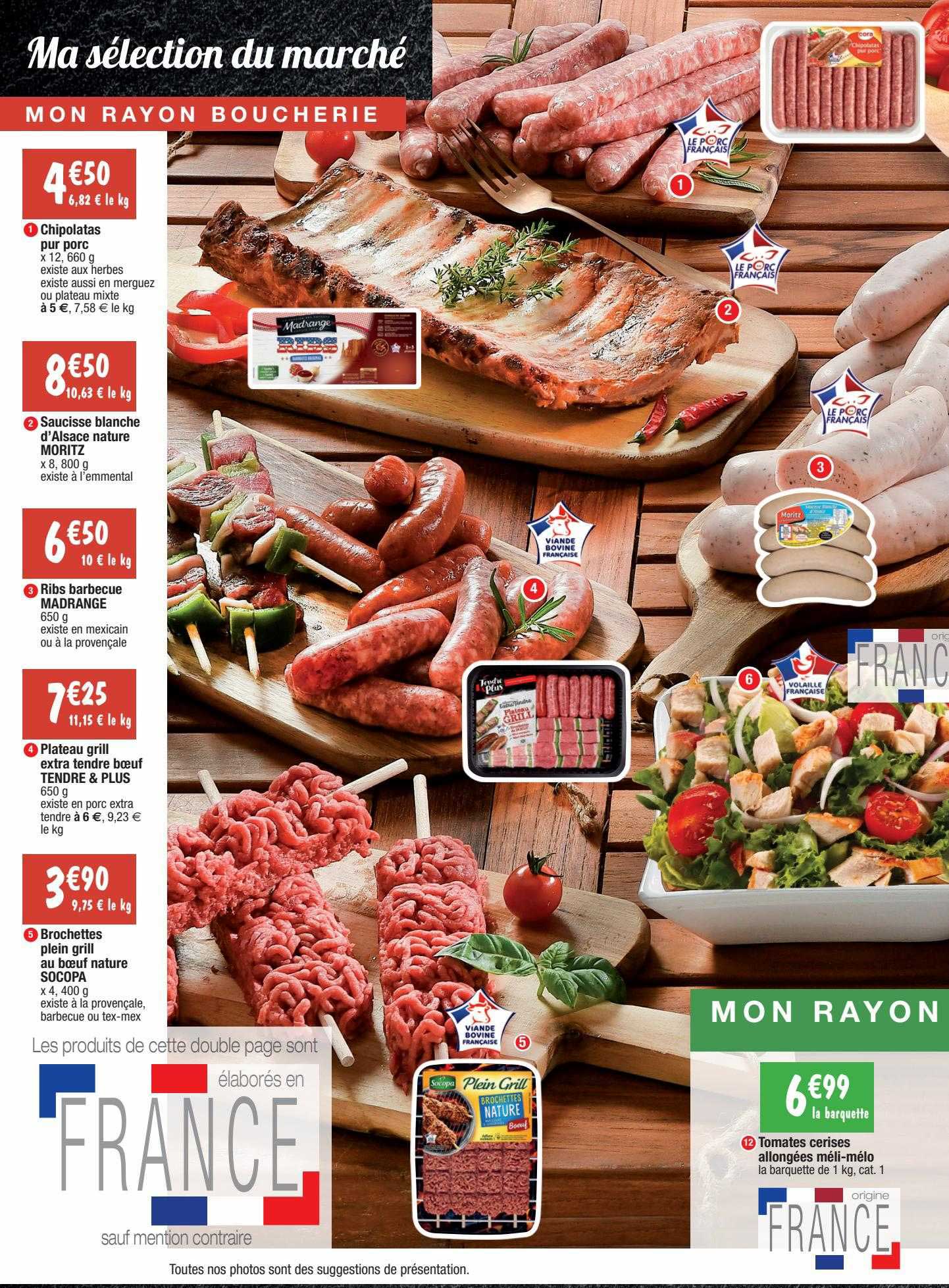 ma sélection du marché : mon rayon boucherie