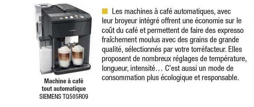 machine à café tou automatique siemens tq505r09