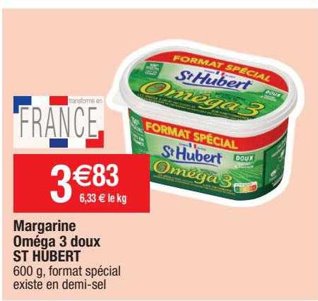 margarine oméga 3 doux st hubert
