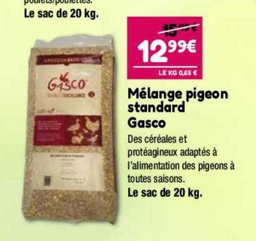 mélange pigeon standard gasco