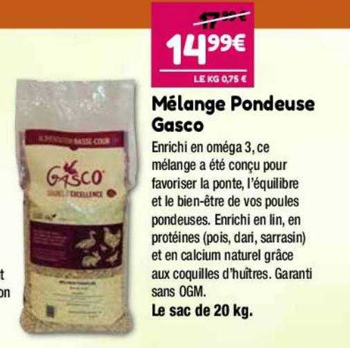 mélange pondeuse gasco