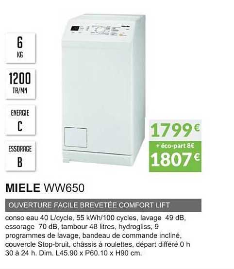 Miele Ww650