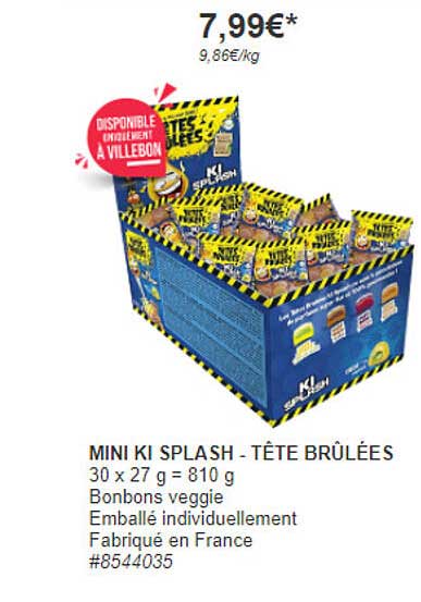 mini ki splash - tête brûlées