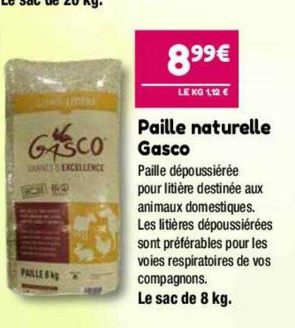 paille naturelle gasco