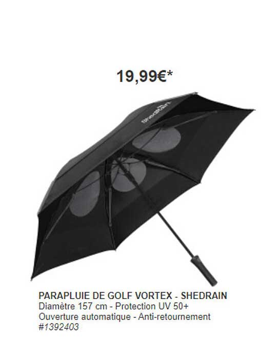 parapluie de golf vortex - shredrain