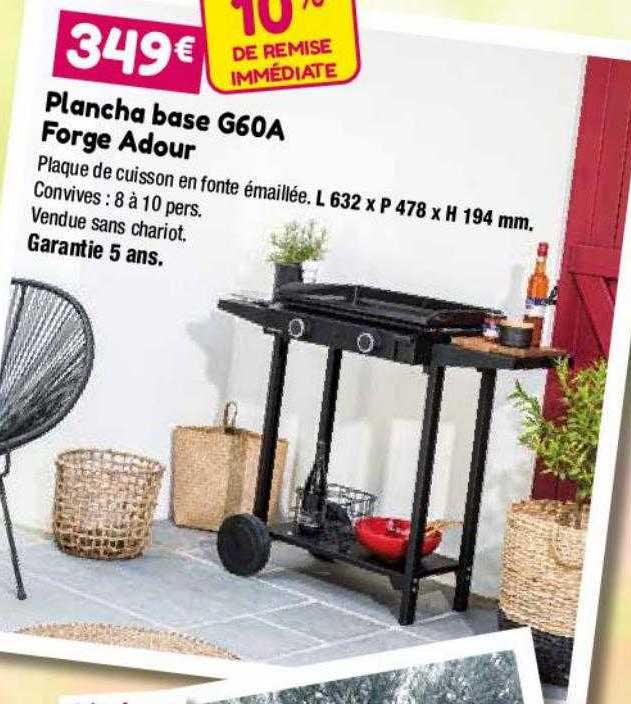 plancha base g60a forge adour