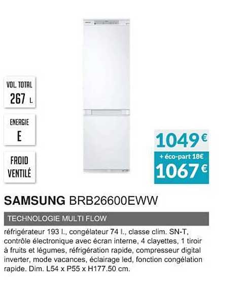 Samsung Brb26600eww