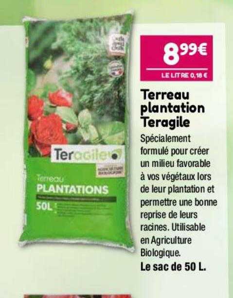 terreau plantation teragile