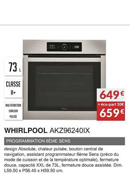 whirlpool akz96240ix