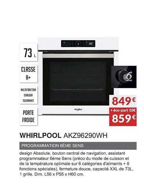 whirlpool akz96290wh