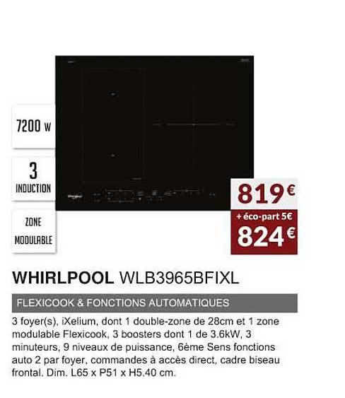 Whirlpool Wlb3965bfixl