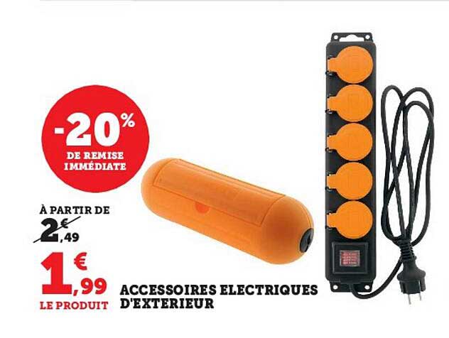 accessoires électriques d'extérieur