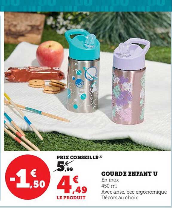 Gourde Enfant U