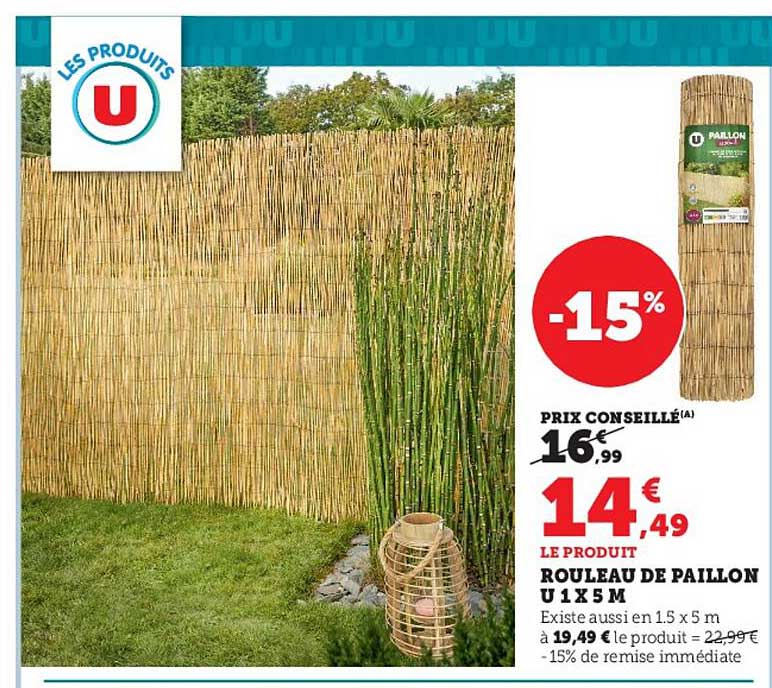 Rouleau De Paillon U 1 X 5m