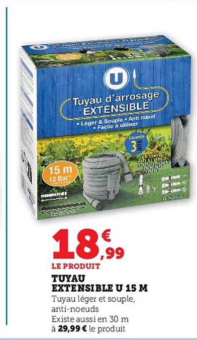 tuyau extensible u 15m