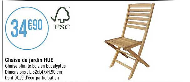 chaise de jardin hue